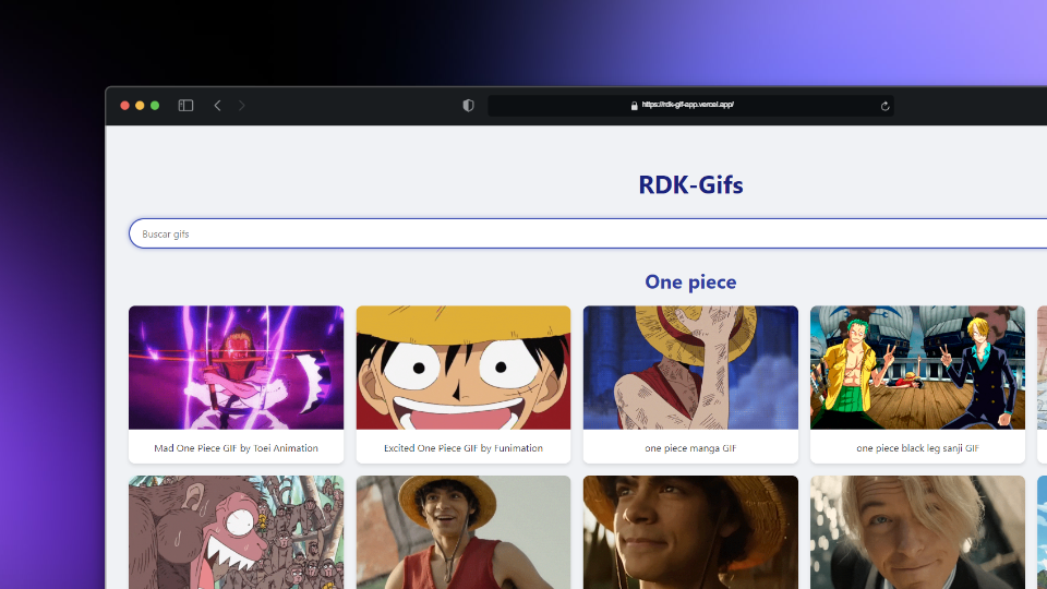 RDK-Gifs - GIF Search and Display App