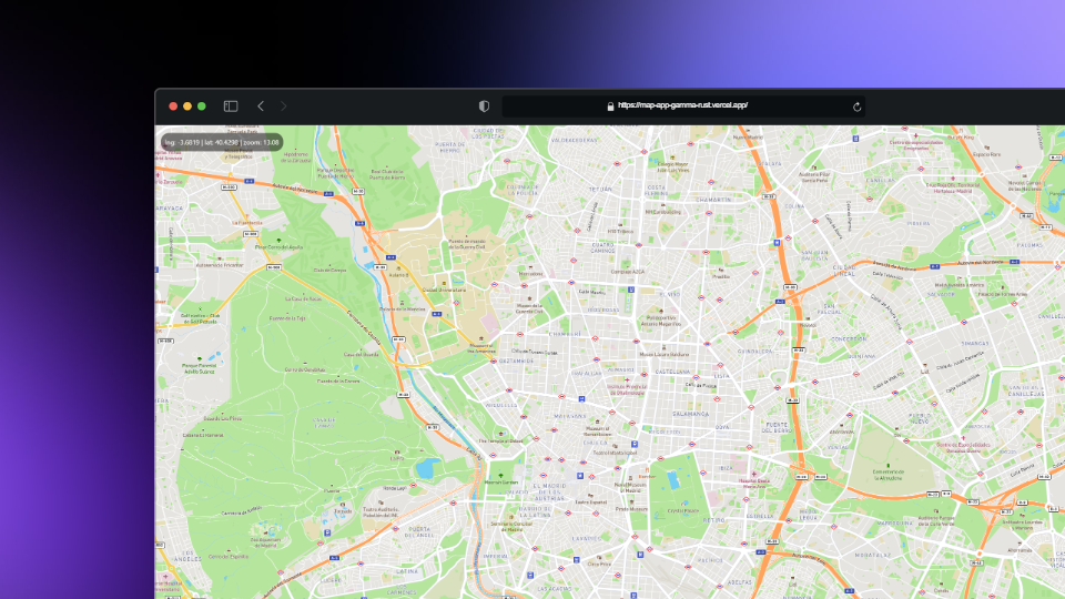 MapApp - Map application with Mapbox